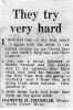 Newspaper clip re. The Giants